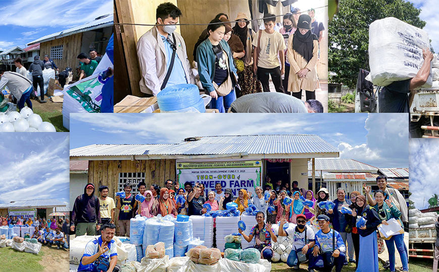 MAFAR conducts inspection, turnoever of seaweed farm implements in Sulu