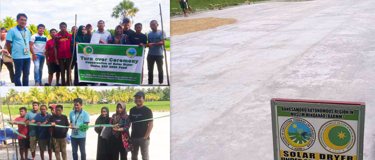 Read more about the article The Taguan Magfirah Agricultural Cooperative, received a newly constructed solar dryer from the Ministry of Agriculture, Fisheries, and Agrarian Reform (MAFAR) on July 14, 2023, at Brgy. Salbo, Datu Saudi Ampatuan, Maguindanao del Sur.