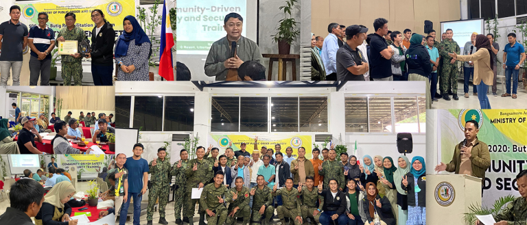 Read more about the article In line with the Butig Rehabilitation Program funded under the FY 2020 Special Development Fund (SDF), the Ministry of Public Order and Safety (MPOS) holds the community-driven safety and security training from September 15-17, 2023, at C Resort, Libertad, Misamis Oriental.