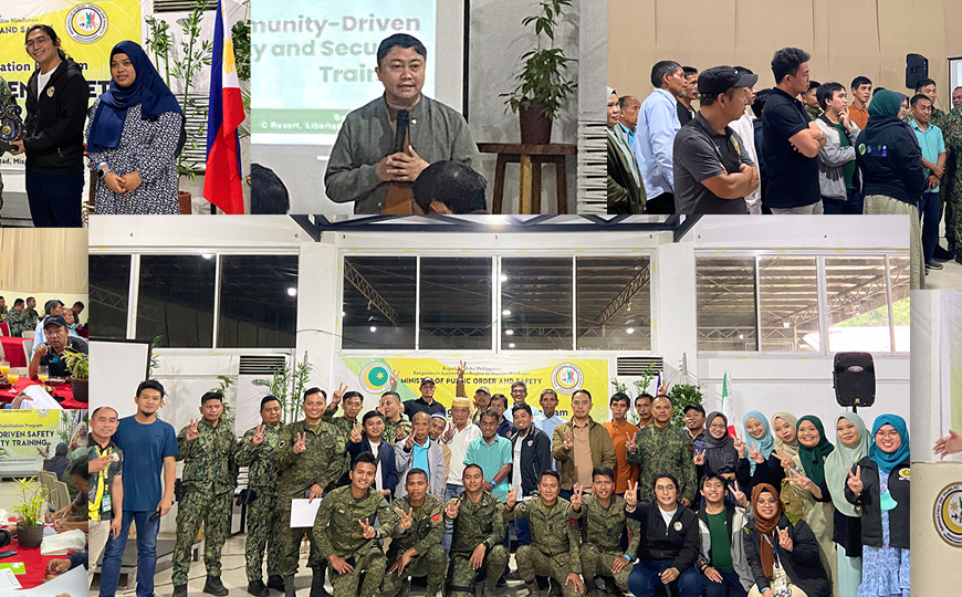 In line with the Butig Rehabilitation Program funded under the FY 2020 Special Development Fund (SDF), the Ministry of Public Order and Safety (MPOS) holds the community-driven safety and security training from September 15-17, 2023, at C Resort, Libertad, Misamis Oriental.